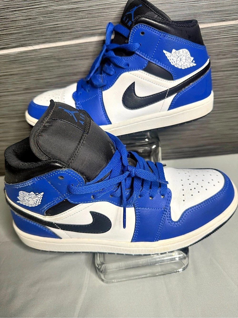Jordan Air Jordan 1 Mid 'Hyper Royal' Sneakers Blue & White US 8